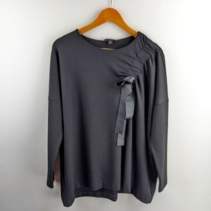 COS Black Ribbon Bow Sweater